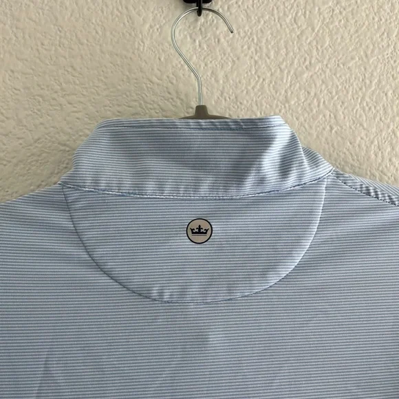 PETER MILLAR x BARSTOOL | Chicago Hot Dog Perth Performance Quarter Zip | Size L - Picture 9 of 12